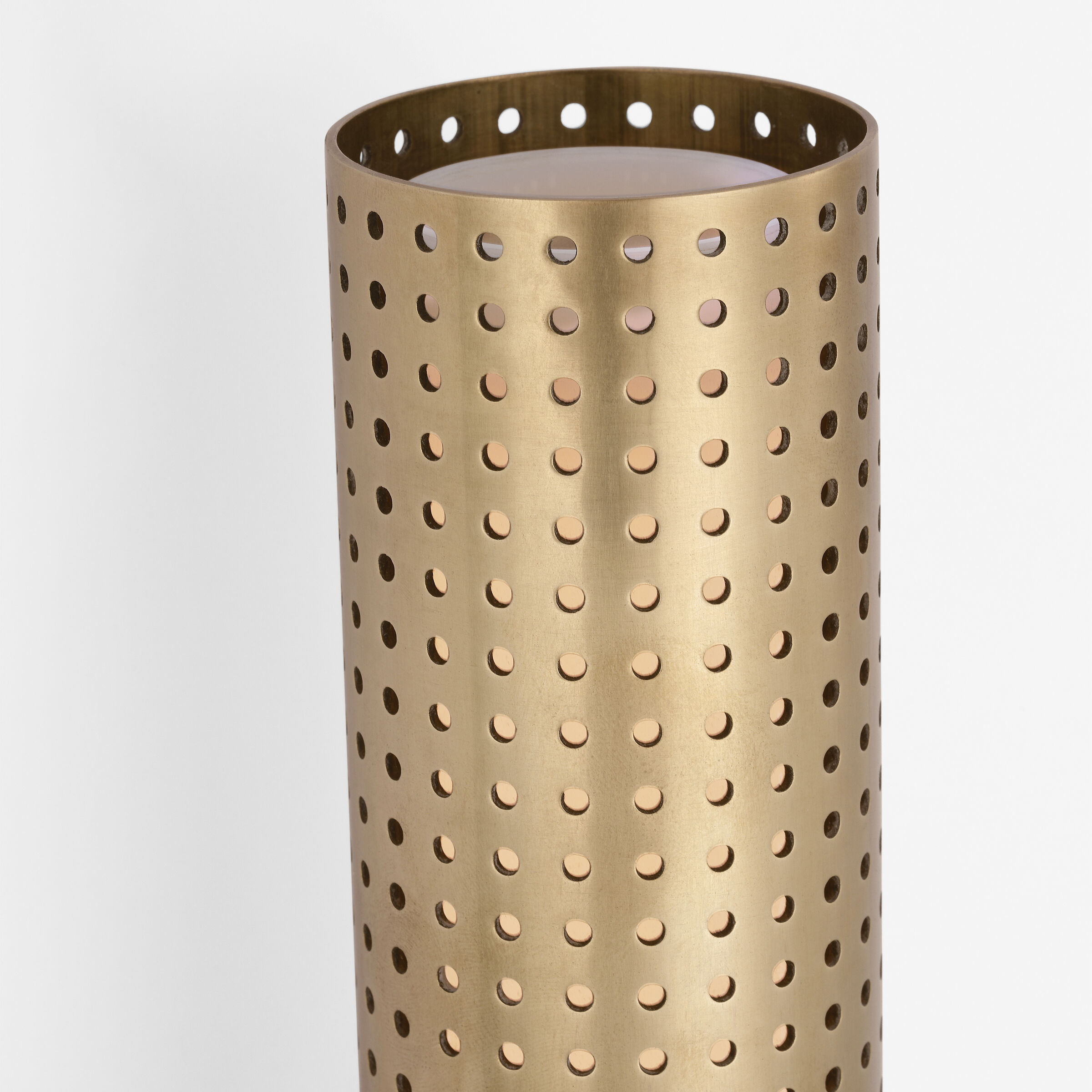 Kelly Wearstler Precision LED 4.5 inch Antique-Burnished Brass Bullet Sconce Wall Light