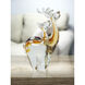 Arroyo Amber Art Glass Sculpture
