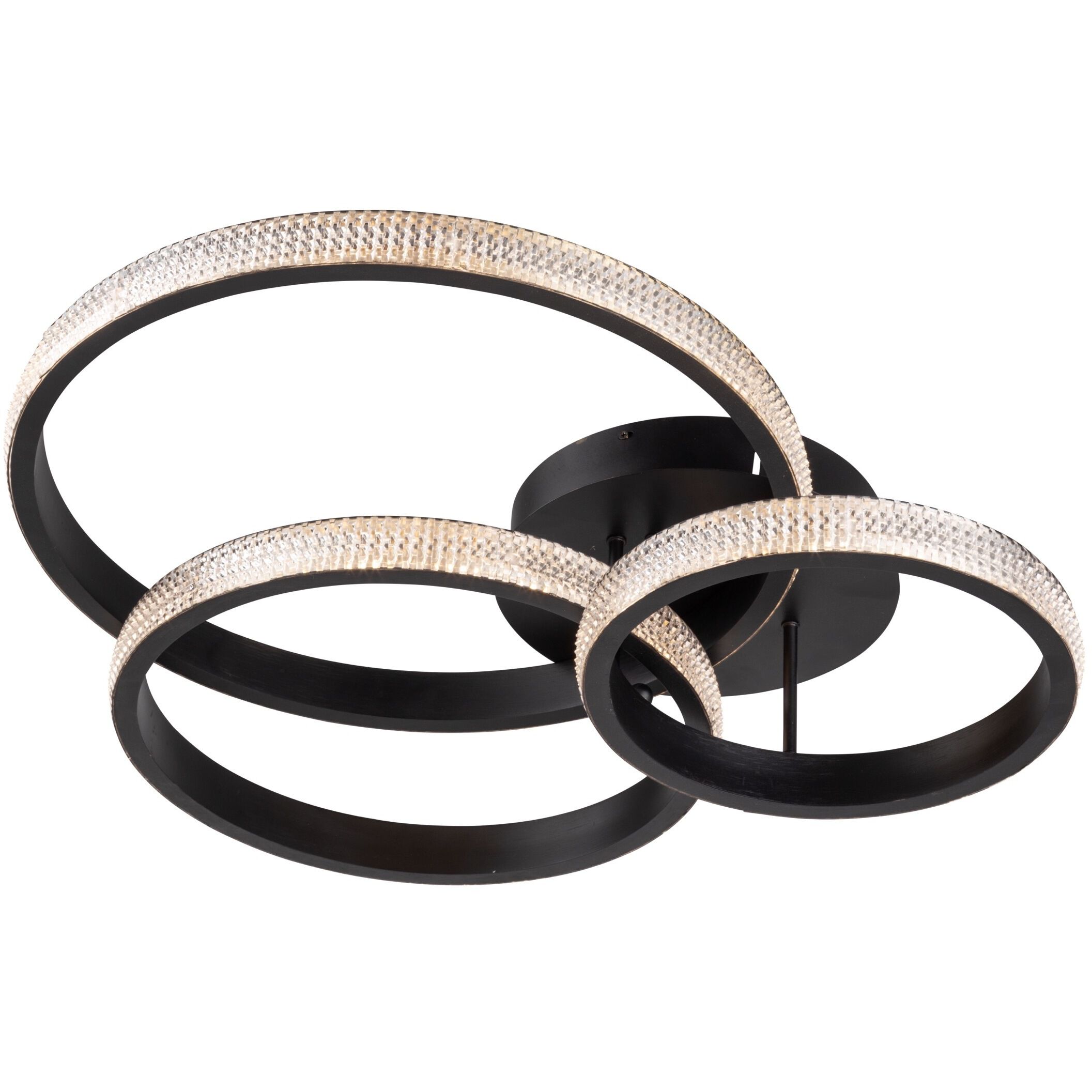 Nova 20.8 inch Matte Black Flush Mount Ceiling Light