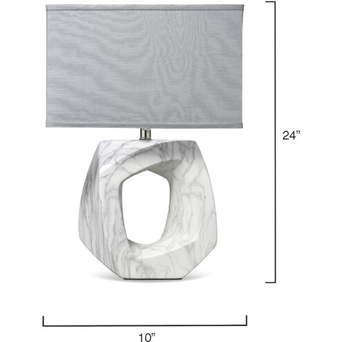 Quarry 24 inch 150.00 watt Cool Grey Table Lamp Portable Light