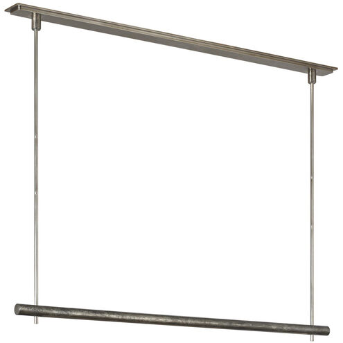 Anne-Marie Barton Stahl Linear Chandelier Ceiling Light in Museum Pewter
