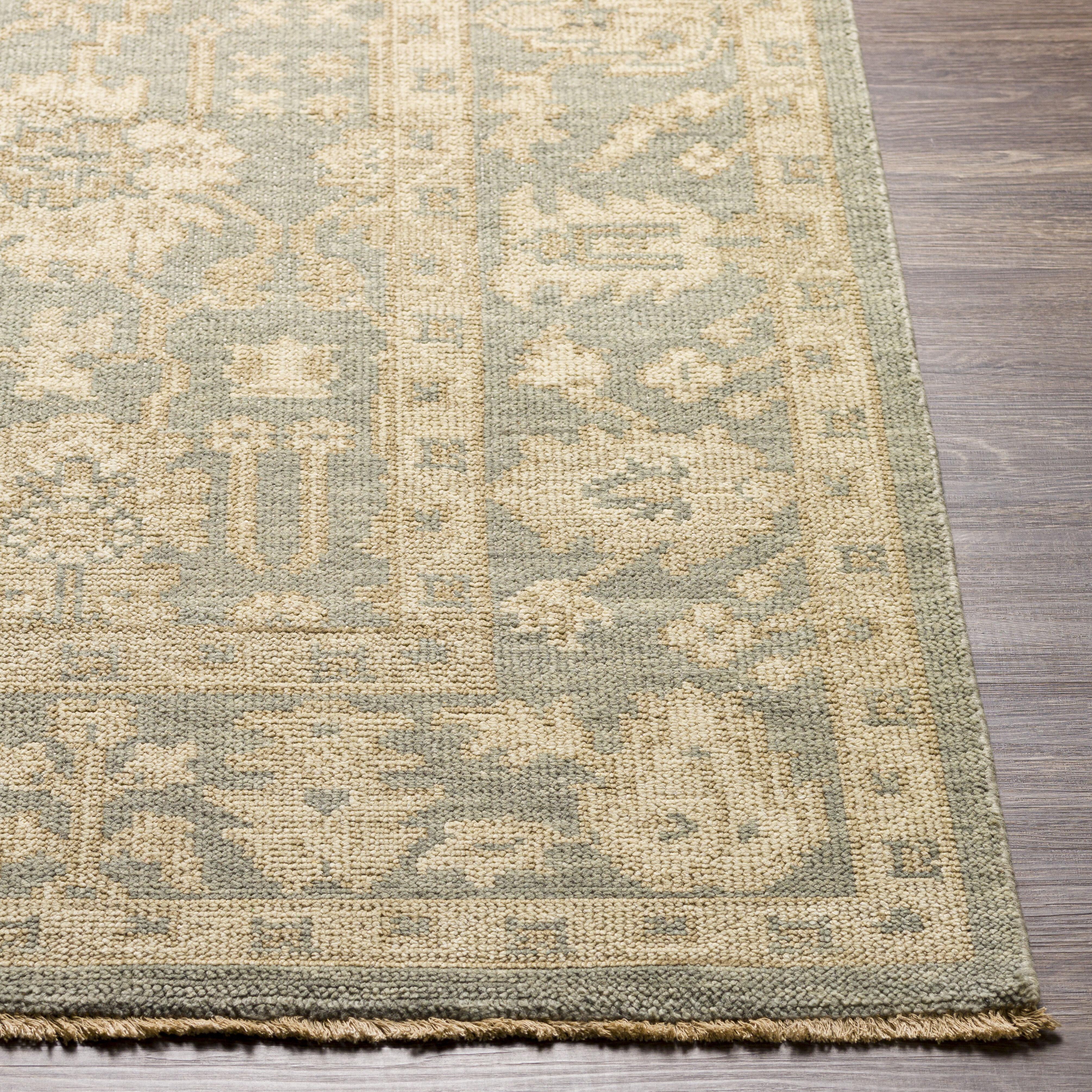 Reign 108 X 72 inch Dusty Sage Rug in 6 X 9, Rectangle
