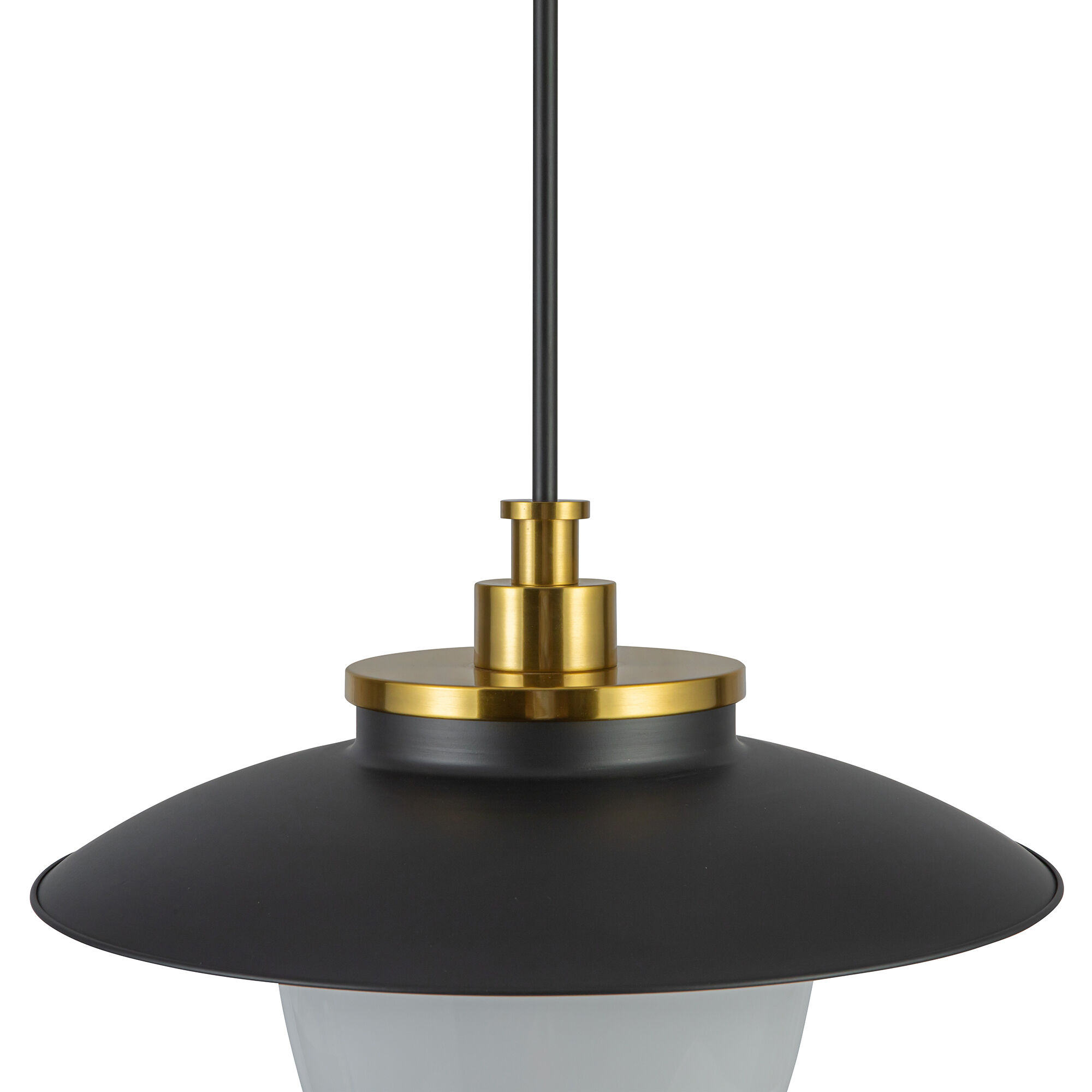 Dahlia 3 Light 20 inch Brushed Brass and Brass Pendant Ceiling Light