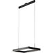 Prometheus 18 inch Satin Dark Gray Pendant Ceiling Light