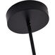 Canada LED 32 inch Black LED Chandelier Ceiling Light
