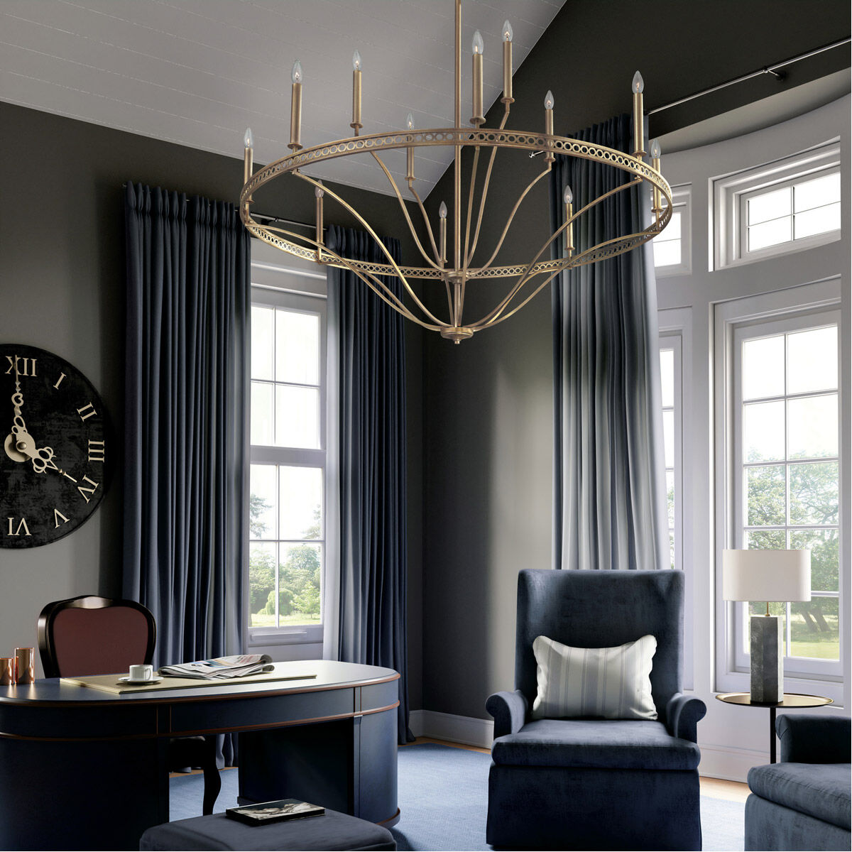 Greyson 12 light hot sale chandelier