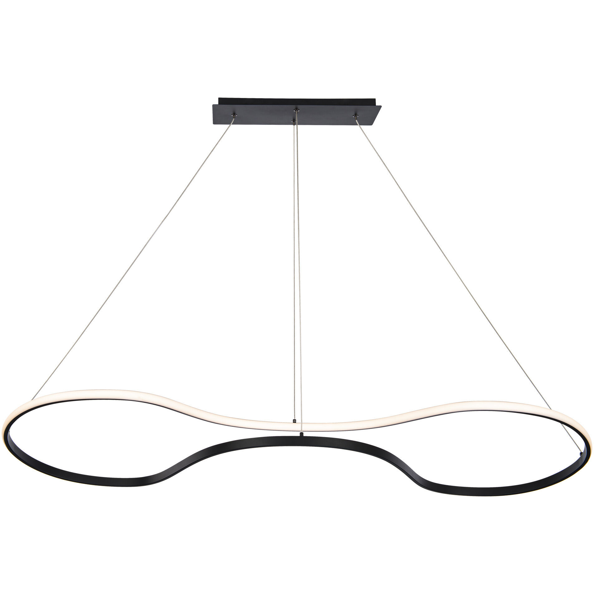 Marques LED 17 inch Black Pendant Ceiling Light, dweLED