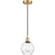 Edison Waverly 1 Light 6 inch Satin Gold Mini Pendant Ceiling Light