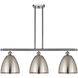 Ballston Dome LED 36 inch Brushed Satin Nickel Island Light Ceiling Light