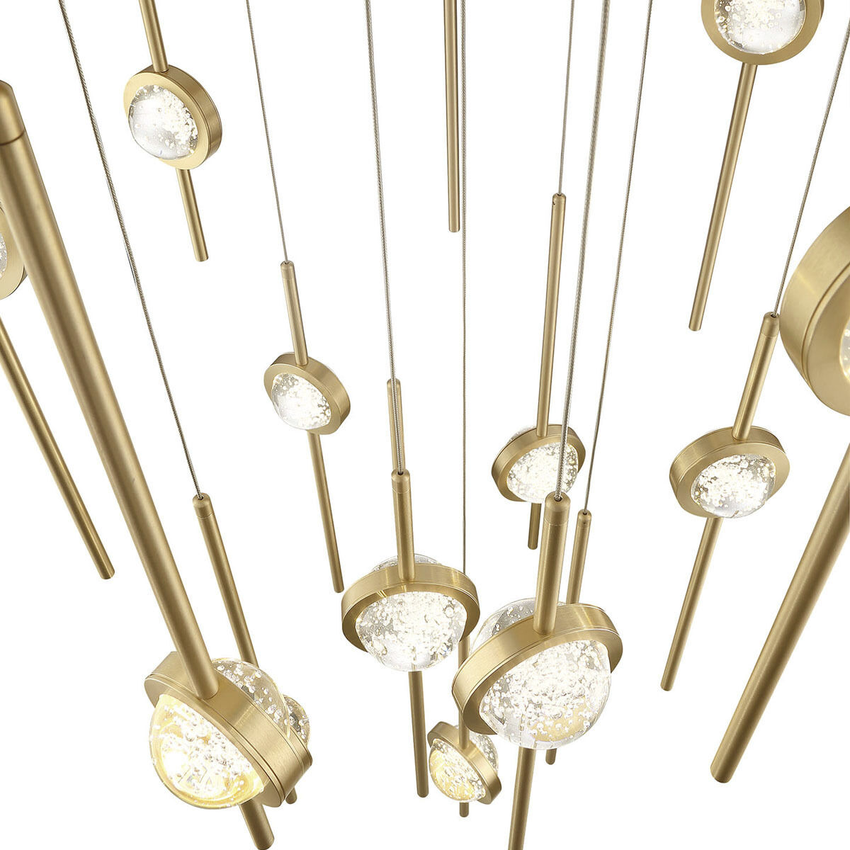 Barletta LED 32 inch Gold Chandelier Ceiling Light