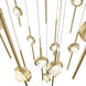 Barletta LED 32 inch Gold Chandelier Ceiling Light