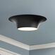 Alora Mood Emiko 2 Light 16 inch Matte Black Flush Mount Ceiling Light