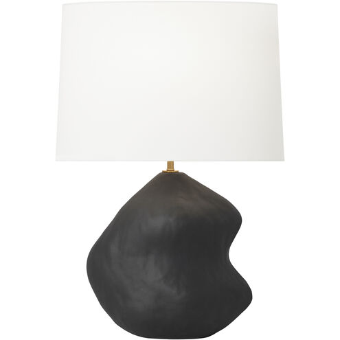 Hable Broxton 23.5 inch 9.00 watt Rough Black Ceramic Table Lamp Portable Light