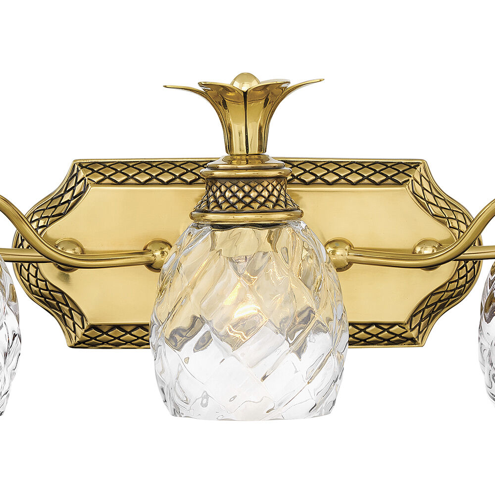 Plantation 5 Light 37 inch Burnished Brass Vanity Light Wall Light