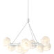 Ume 9 Light 32 inch White Ring Pendant Ceiling Light