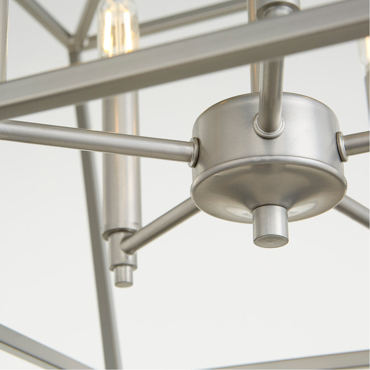 Gabriel 5 Light 21 inch Classic Nickel Nook Ceiling Light, Quorum Home