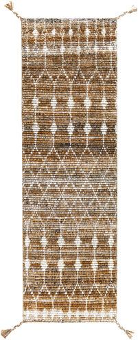Birch 96 X 30 inch Brown Rug in 2.5 x 8, Runner