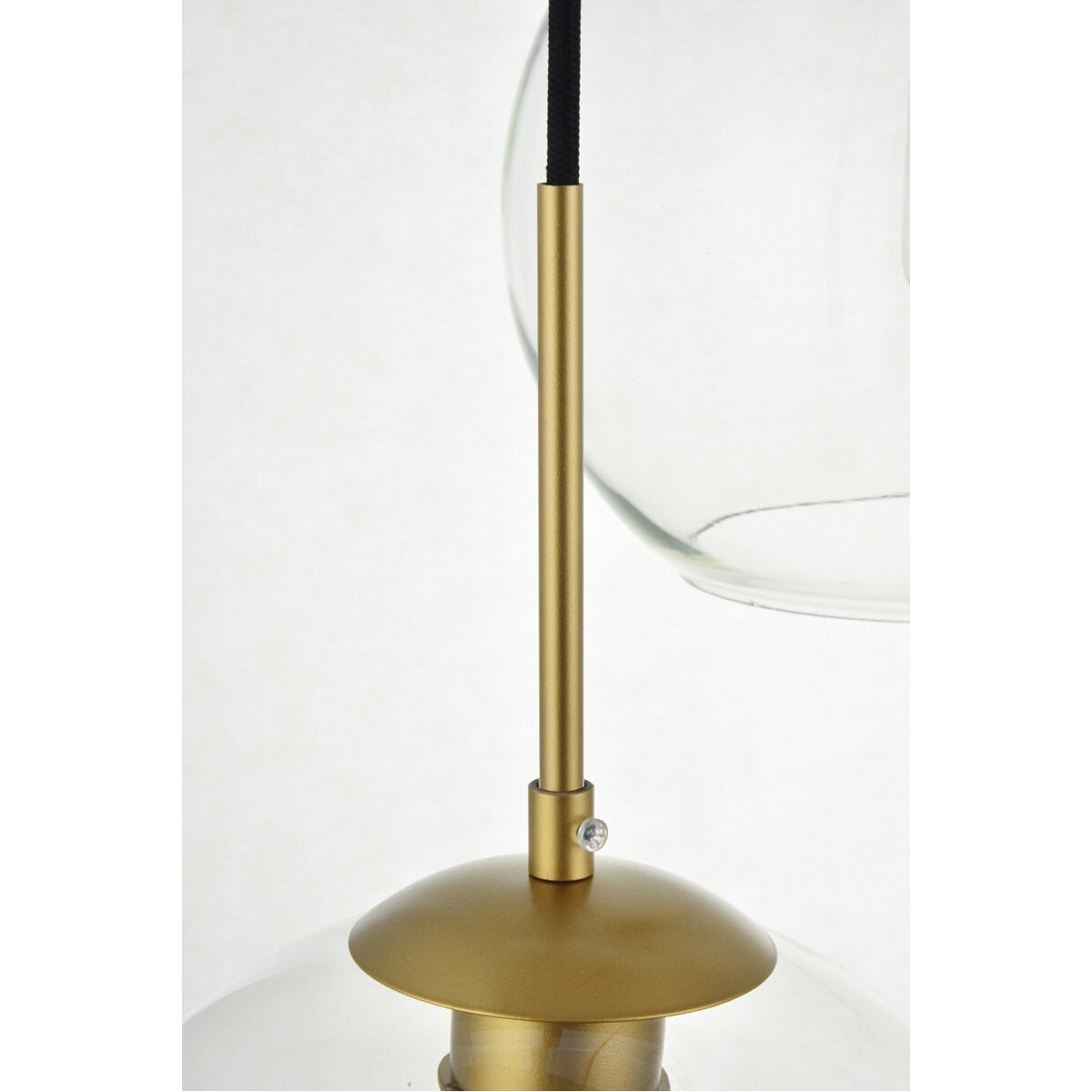 Baxter 3 Light 36 inch Brass Pendant Ceiling Light