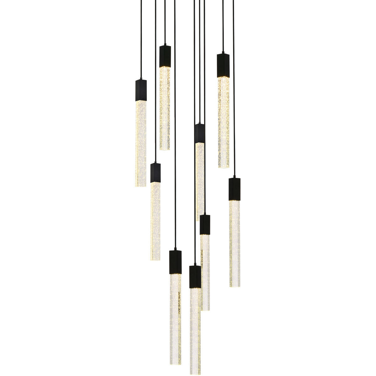 Weston 9 Light 24 inch Black Pendant Ceiling Light