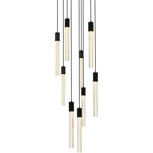 Weston 9 Light 24 inch Black Pendant Ceiling Light