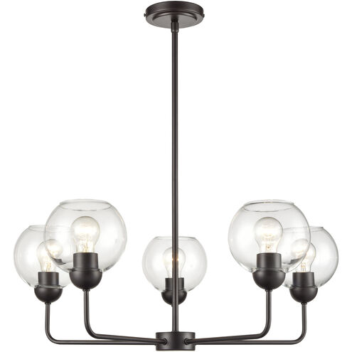 Boman 5 Light 28 inch Oil Rubbed Bronze Chandelier Ceiling Light