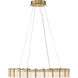 Sevryn LED 27.5 inch Soft Brass Ring Pendant Ceiling Light