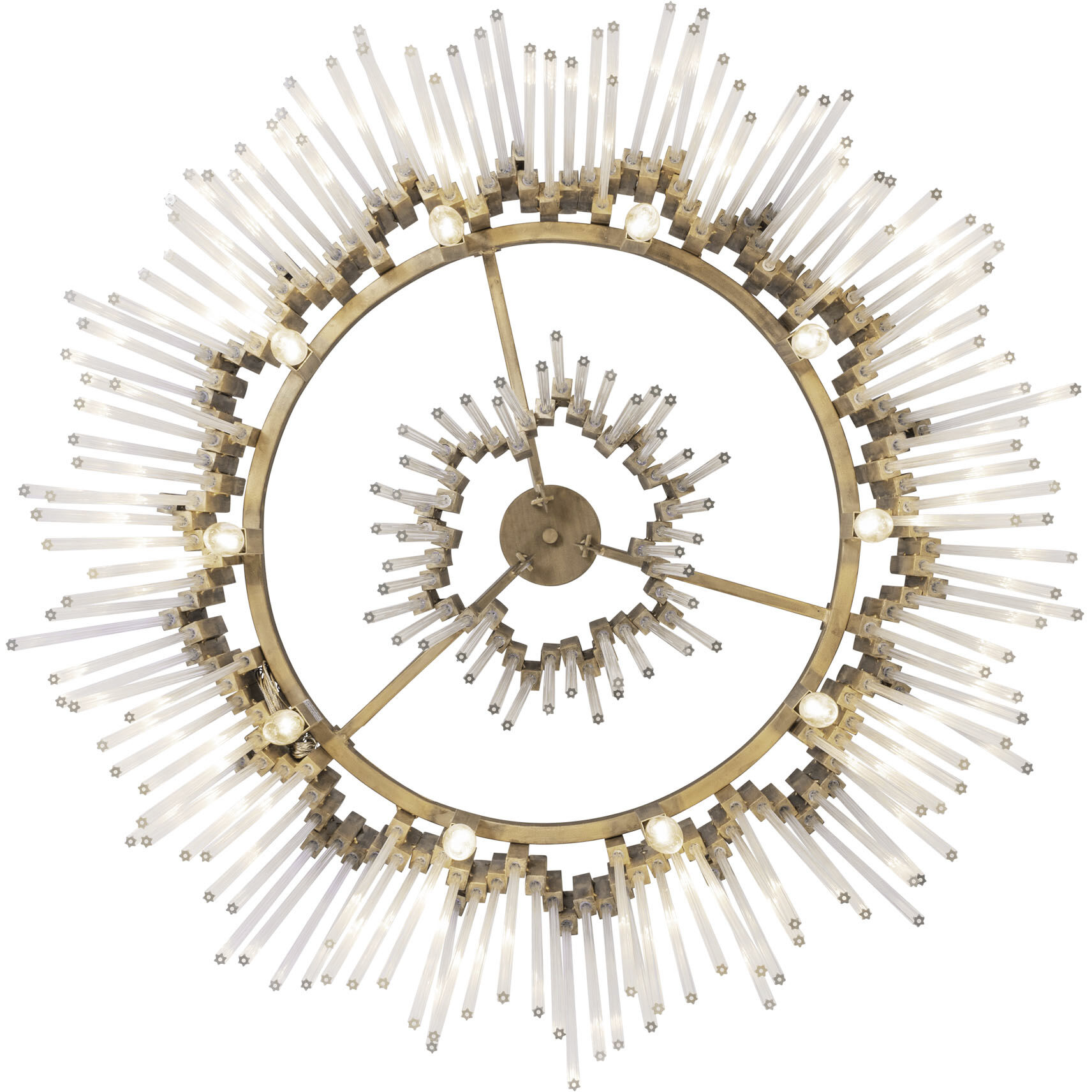 Matrix 10 Light 30 inch Havana Gold Chandelier Ceiling Light