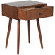 Arthur 23.5 X 17.75 inch Light Walnut End/Side Table