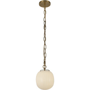 Alora Mood Cherise 1 Light 6.75 inch Brushed Gold Pendant Ceiling Light