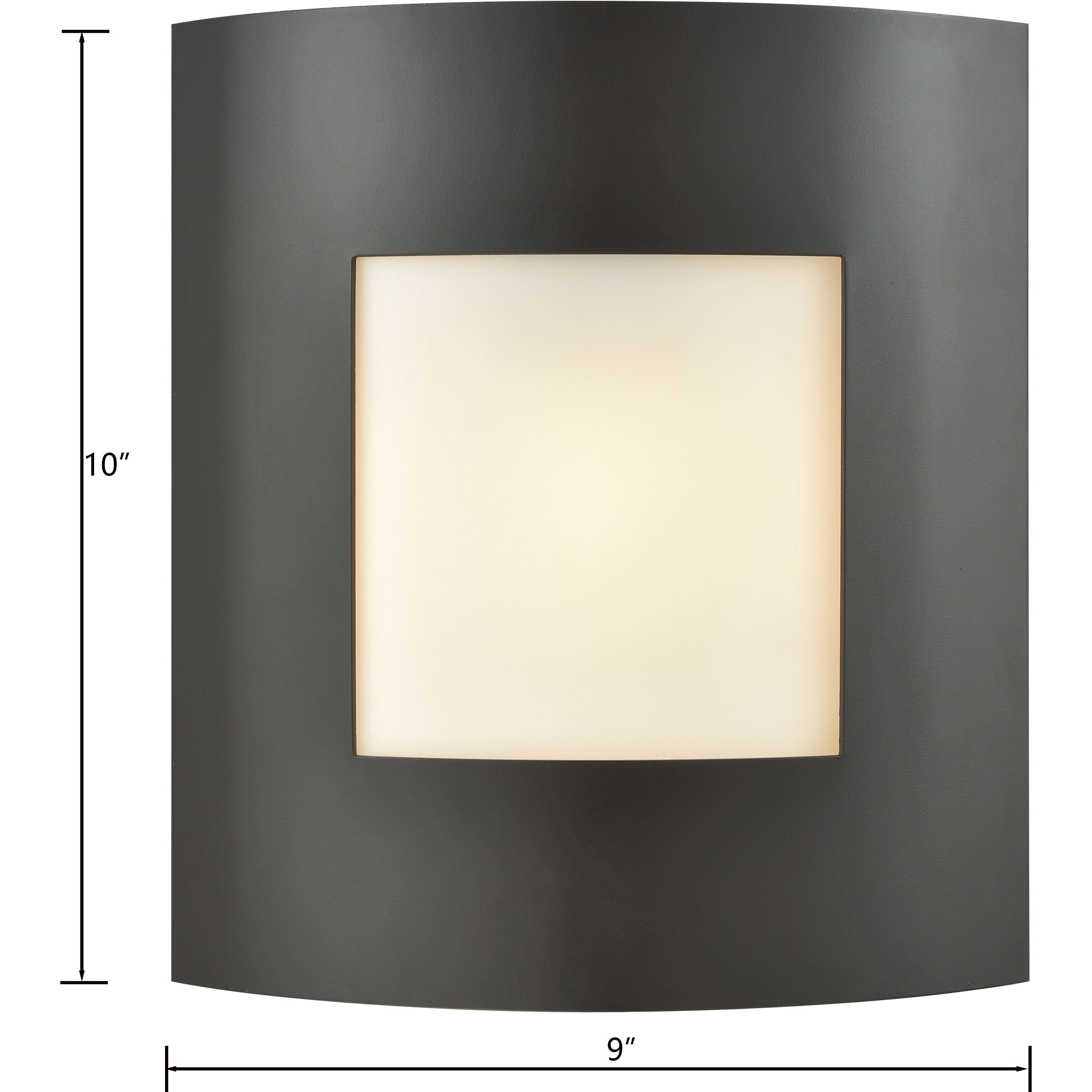 Bella 1 Light 10 inch Oil Rubbed Bronze Outdoor Sconce