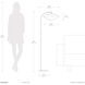 Roswell 63 inch 23.00 watt Matte Black Floor Lamp Portable Light