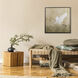 Egret Alighting Neutral and Green and Brown Canvas, Propac