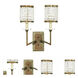 Grammercy 2 Light 14 inch Hand Applied Palacial Bronze Double Sconce Wall Light