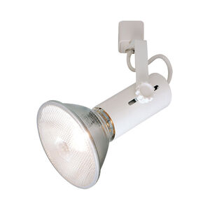 Universal 1 Light 120V White Track Lamp Holder Ceiling Light