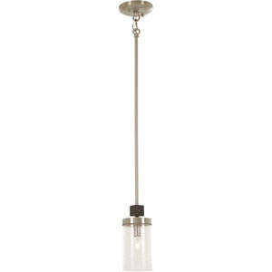 Bridlewood 1 Light 4 inch Stone Grey/Brushed Nickel Mini Pendant Ceiling Light