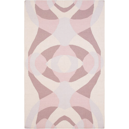 Taurus One 120 X 96 inch Pink and Purple Area Rug, Wool