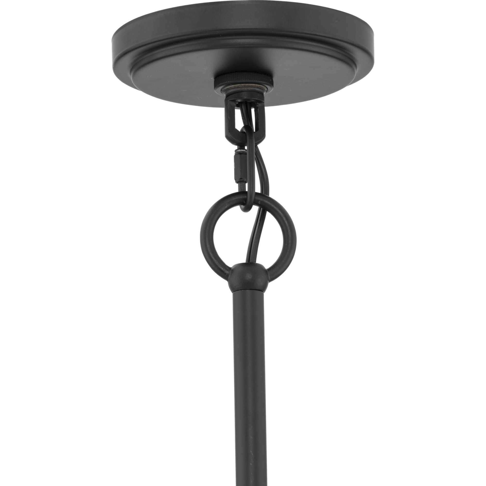 Seville 9 Light 37.87 inch Matte Black Chandelier Ceiling Light, Design Series