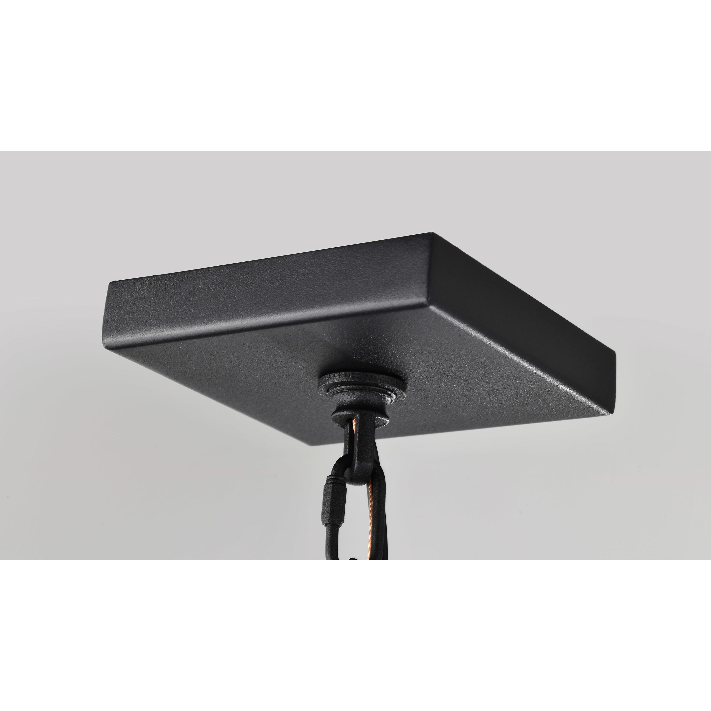 Lawrence 1 Light 7.63 inch Matte Black Outdoor Hanging Light