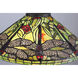 Jungle Dragonfly 23.5 inch 75.00 watt Architectural Bronze Table Lamp Portable Light, Naturals