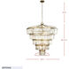 Social Club 25 Light 44 inch Havana Gold Chandelier Ceiling Light