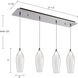 Victoria Multi Pendant Ceiling Light in Chrome