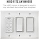 Facet 52 inch Matte White with Natural Blades Fan