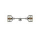 Franklin Restoration Large Bell LED 8 inch Polished Nickel Bath Vanity Light Wall Light in Silver Plated Mercury Glass, Franklin Restoration