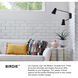 Birdie LED 22.75 inch Lacquered Brass Sconce Wall Light