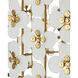 Spring Flower 4 Light 20.25 inch Brass Pendant Ceiling Light