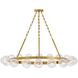 Coco 18 Light 44.25 inch Lacquered Brass Chandelier Ceiling Light