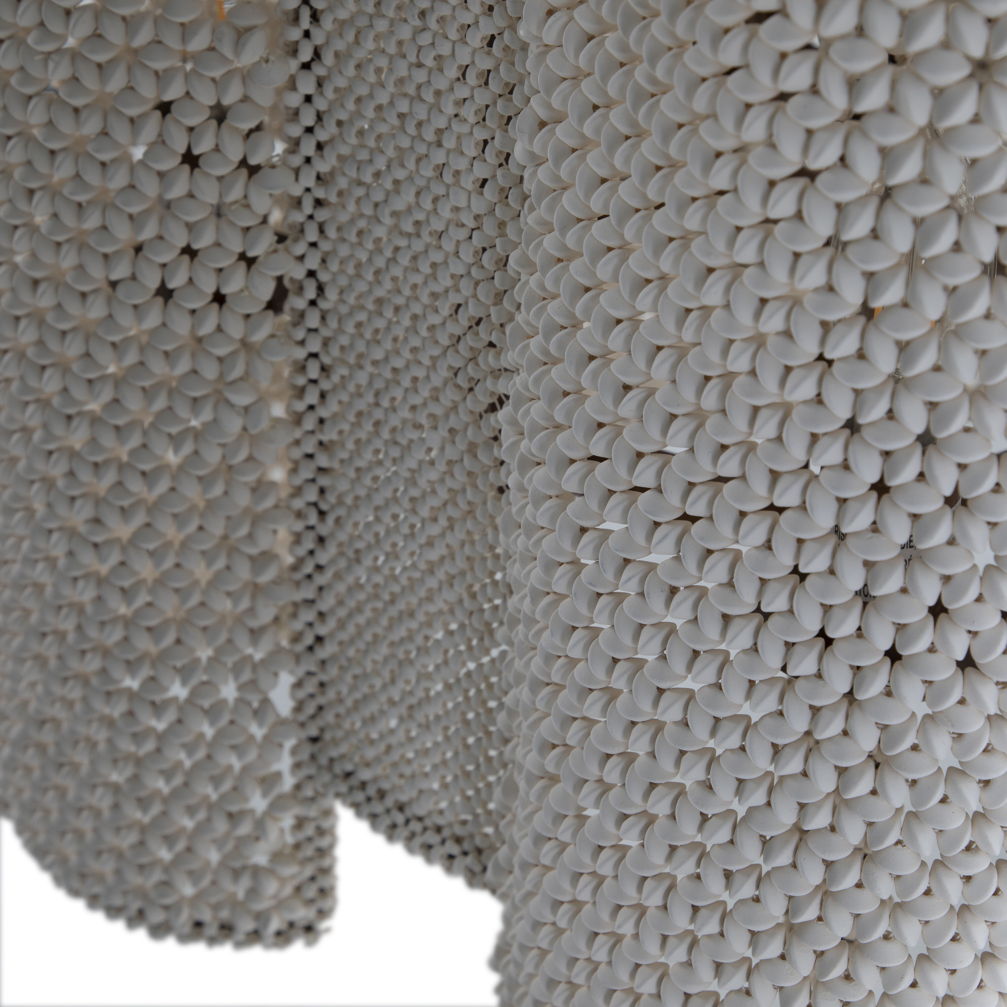 Teagan 4 Light 18.5 inch Winter White and Sun Bleached Natural Pendant Ceiling Light