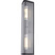 Barbier 2 Light 5.5 inch Matte Black Wall Light