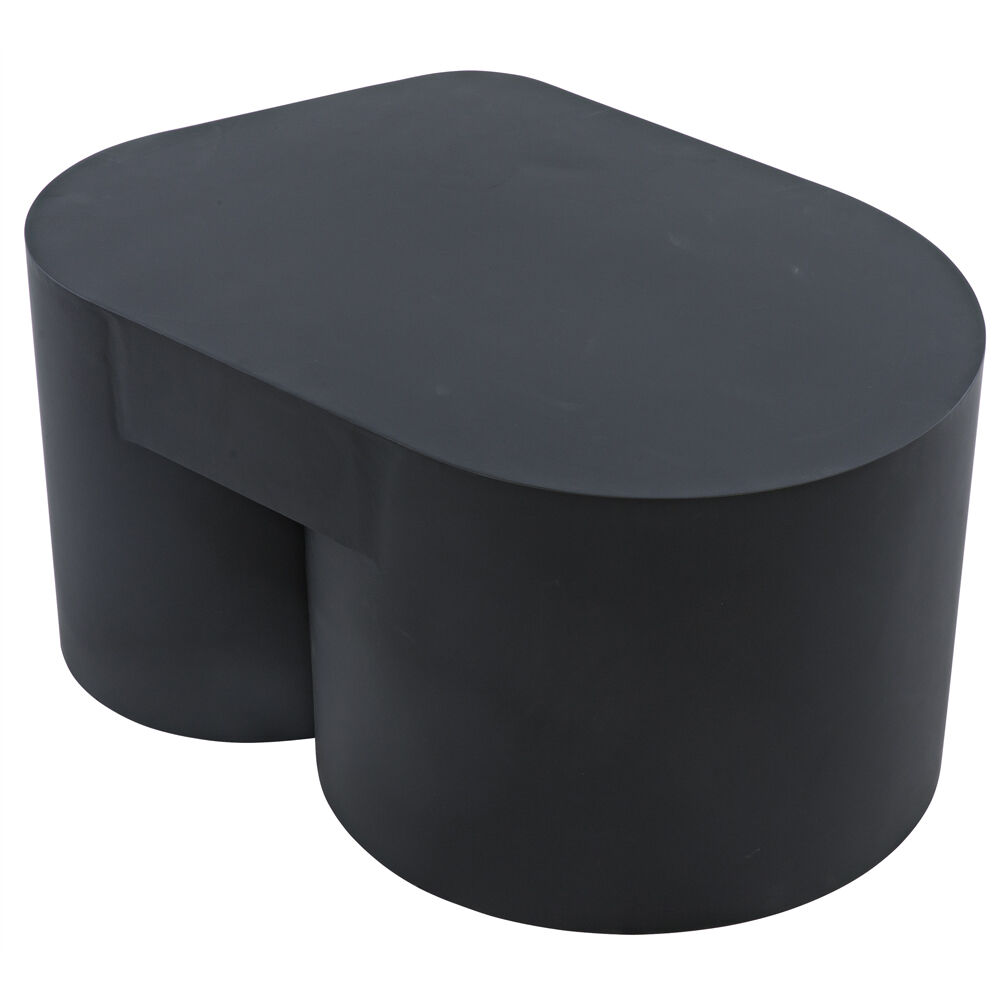 Bain 35 X 24 inch Matte Black Coffee Table