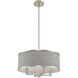 Park Ridge 4 Light 18 inch Brushed Nickel Pendant Chandelier Ceiling Light